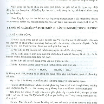 Cơ Sở Lí Thuyết Các Phản Ứng Hóa Học