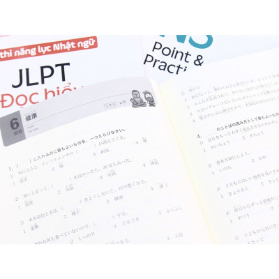 Kỳ thi năng lực Nhật ngữ: Point & Practice N3 - Ngữ pháp
