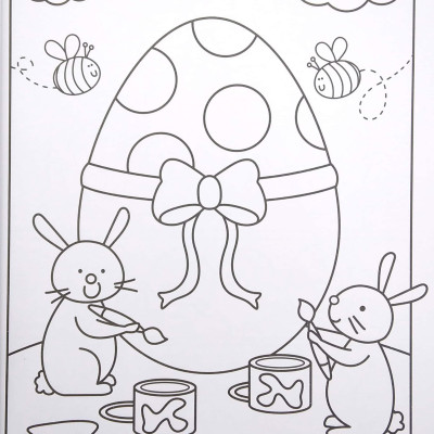 Easter Egg Colouring Book