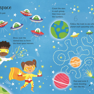 Wipe-Clean Superhero Activities