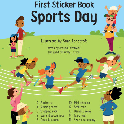 First Sticker Book Sports Day