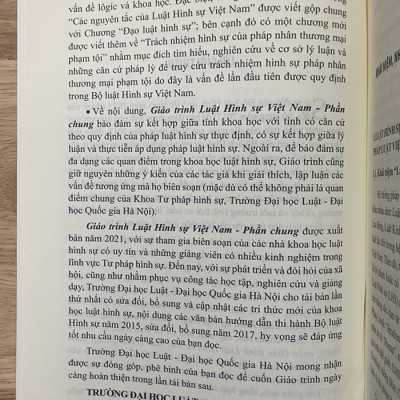 Giáo trình luật hình sự Việt Nam