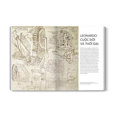 Sách LEONARDO DA VINCI: Cuộc đời và tác phẩm qua 500 hình ảnh - Alphabooks - BẢN QUYỀN