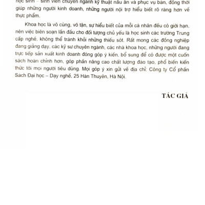 Giáo trình thương phẩm hàng thực phẩm