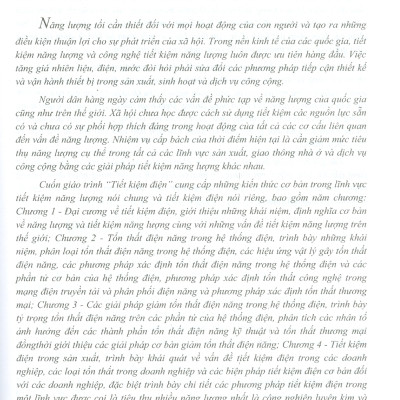 Giáo Trình Tiết Kiệm Điện