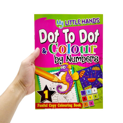 My Little Hands: Dot To Dot & Colour By Numbers Book 1