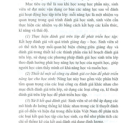 Giáo Trình Kiểm Tra Đánh Giá Trong Giáo Dục (Tái bản 2021)