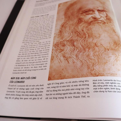 Sách LEONARDO DA VINCI: Cuộc đời và tác phẩm qua 500 hình ảnh - Alphabooks - BẢN QUYỀN