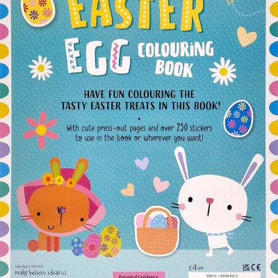 Easter Egg Colouring Book