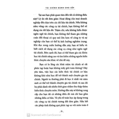 HBR Guide To - Tài Chính Dành Cho Sếp - Bản Quyền