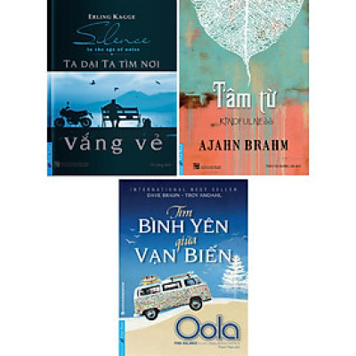 Combo Tâm Từ + Ta Dại Ta Tìm Nơi Vắng Vẻ + Tìm Bình Yên Giữa Vạn Biến (Bộ 3 Cuốn)