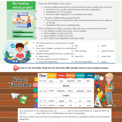 Tăng cường kĩ năng Đọc, Nghe và Giao tiếp Tiếng Anh Lớp 6