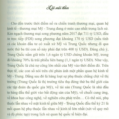 Sự Phụ Thuộc Lẫn Nhau Về Kinh Tế Giữa Mỹ Và Trung Quốc: Hiện Trạng, Xu Thế Và Tác Động Đến Việt Nam (Sách chuyên khảo) - Viện Hàn lâm Khoa học Xã hội Việt Nam - Viện Nghiên cứu Châu Mỹ;  TS. Nguyễn Thị Hải Yến chủ biên