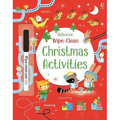 Sách hoạt động trẻ em tiếng Anh - Wipe-Clean: Holiday Activities