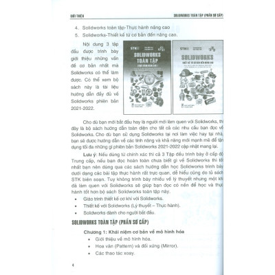 Combo 2 cuốn Solidworks Toàn Tập (Phần Sơ Cấp Và Phần Trung Cấp )