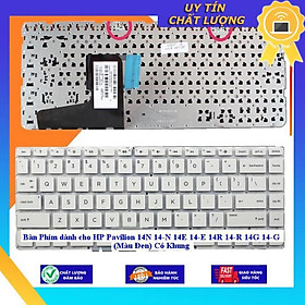 Bàn Phím dùng cho HP Pavilion 14N 14-N 14E 14-E 14R 14-R 14G 14-G (Màu Đen) Có Khung  - MÀU ĐEN - CÓ KHUNG - Hàng Nhập Khẩu New Seal