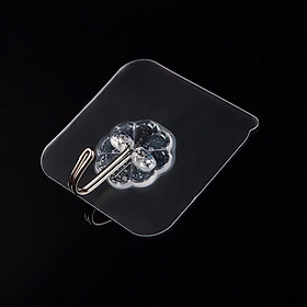Combo 30 móc dính trong suốt siêu chịu lực + Tặng tranh dán 3D độc đáo