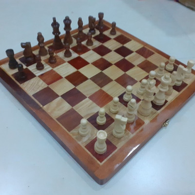 Quân cờ vua gỗ đẹp Gỗ tần bì Kích thước 7,8cm