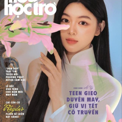 Sách - Hoa Học Trò - Số 1449 - H2Tết Ất Tỵ - Detox Cảm Xúc Để Đón Năm Mới Thật Vui! - Tặng Kèm Sổ Tay Nhật Ký 2025 Ngập Tràn Vũ Trụ Capybara