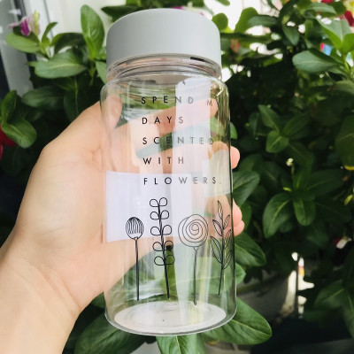 Bình nước Tritan Yamada Flower 350ml - Hàng nhập khẩu nội địa Nhật Bản