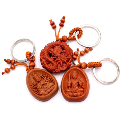 Combo 3 móc khóa phật Thiên Thủ Thiên Nhãn - Bất Động Minh Vương - Rồng 3 Chiều - bình an, may mắn