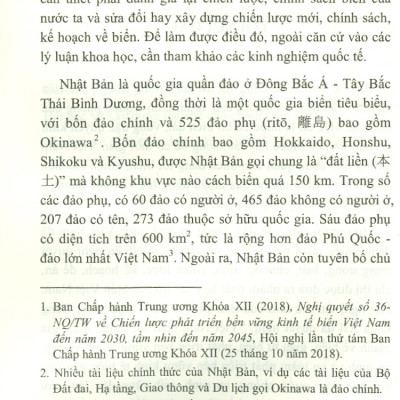 Kiến Tạo Quốc Gia Biển Mới Ở Nhật Bản (Sách chuyên khảo)