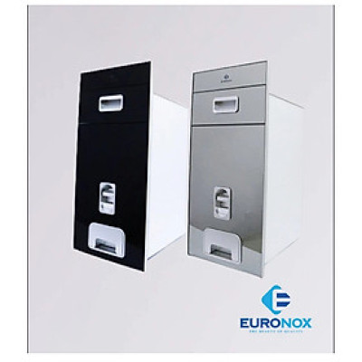 Thùng gạo gương, nút nhấn - Mirror Rice Barrel, Press-button