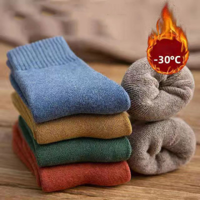 Combo 5 Đôi tất len Nam ấm áp dày dặn thoải mái