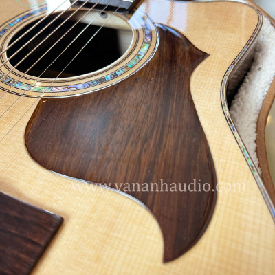Đàn Guitar Acoustic Custom CL2022 của anh Lê Dũng Sĩ (Khảm trai chữ ký cần đàn)