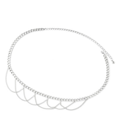 Thắt lưng kim loại mix tầng siêu tôn dáng cá tính