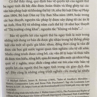 Bảo Vệ Quyền Lợi Của Người Thứ Ba Ngay Tình