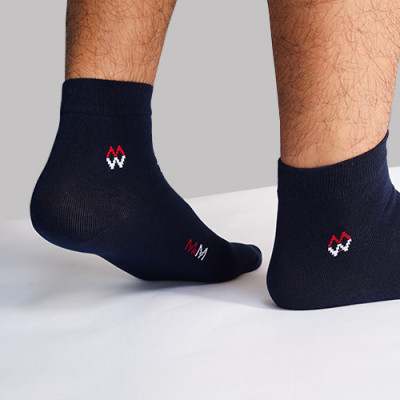 Combo 5 đôi tất nam vớ nam Cổ Dài Cao Cấp MRM FASHION ( Xanh Navy)