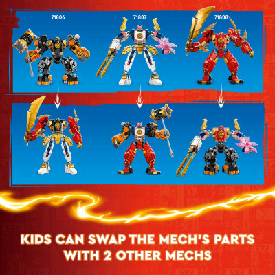 LEGO NINJAGO 71806 Đồ chơi lắp ráp Chiến giáp của Cole (235 chi tiết)