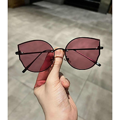 Kính mát nữ Mắt mèo màu hồng đi ngày đêm