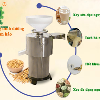 Máy xay, máy làm sữa hạt đa năng 3A công suất 800W chất liệu inox 304 cao cấp