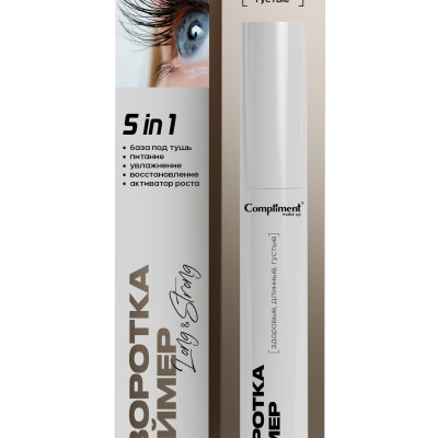 Dưỡng mi Compliment 5in1 dưỡng dài, dày & khoẻ mi