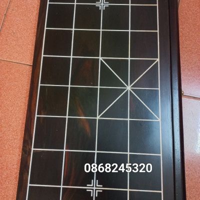 Bộ bàn cờ tướng gỗ trắc bàn kt 60×60×3.5cm +quân cờ gỗ trắc kt 4.5×1.6cm 