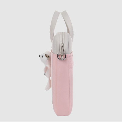 Túi chống sốc dành cho laptop macbook kèm gấu bông siêu cute đáng yêu