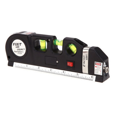 Dụng Cụ Thước Nivo, Căn Mực Laser Thước Kéo 2,5M 4in1 Laser Level Pro 3