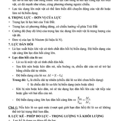 100 Đề Kiểm Tra Vật Lý 6