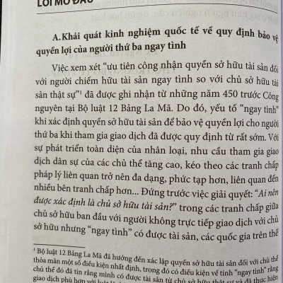 Bảo Vệ Quyền Lợi Của Người Thứ Ba Ngay Tình