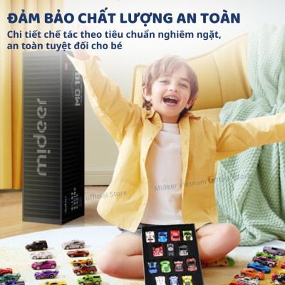 Đồ chơi xe ô tô mô hình cao cấp cho bé trai Mideer Mini Alloy Racing Cars