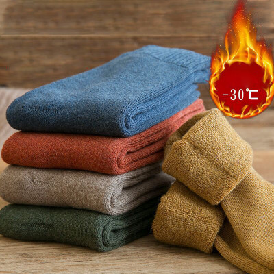 Combo 5 Đôi tất len Nam ấm áp dày dặn thoải mái