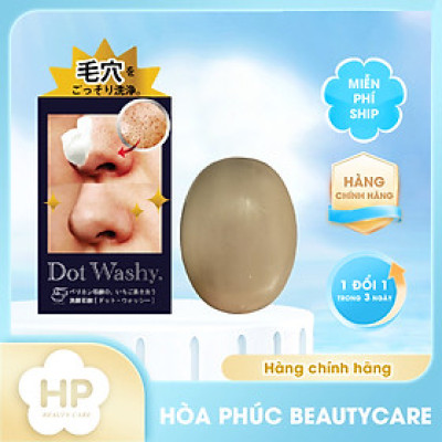 Xà Phòng Rửa Mặt ,Làm Sạch Bã Nhờn Và Mụn Vùng Cánh Mũi Pelican Dot Washy (75G)