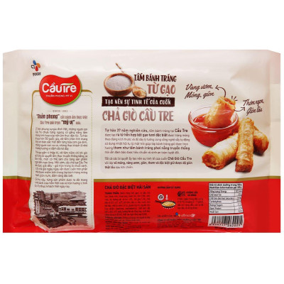 Chả giò đặc biệt hải sản Cầu Tre 500g