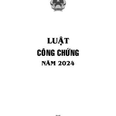 Luật Công chứng 2024