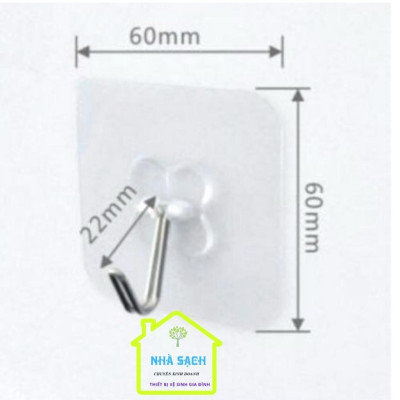 Móc Dán Tường Siêu Dính Chịu Lực