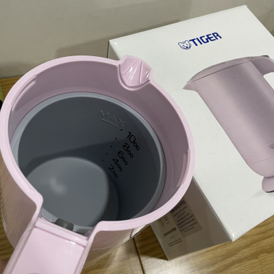 Ấm đun nước siêu tốc Tiger PCG-G10V-P (Hồng) 1L HÀNG CHÍNH HÃNG