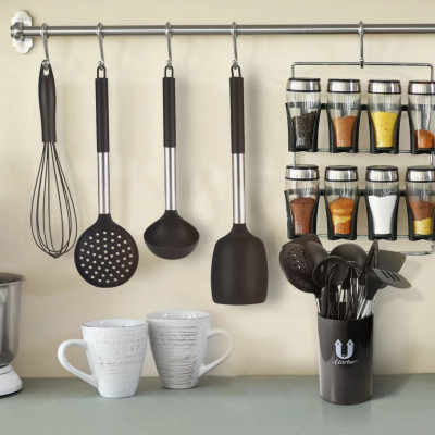 SET 3 Móc Treo Hình Chữ S, Móc Inox Không Gỉ Treo Đồ Dùng Bếp Và Phòng Tắm,Treo Hàng Hóa Quần Áo Chịu Lực 15kg, Takyhome 2017set3