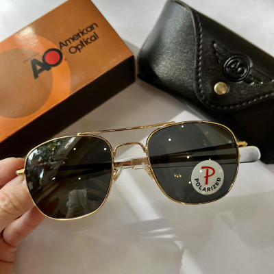 Kính râm nam Cơn Ao Tròng thủy tinh phân cực cao cấp